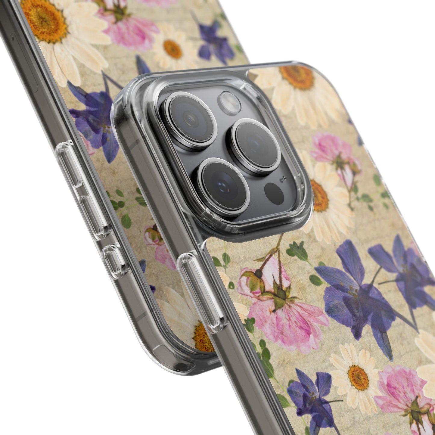 Little Women Inspired Floral Clear Phone Case, Vintage Flower Phone Cover, Cute Clear Case, Mom Gift, Nature Lover Accessory, Phone Protection