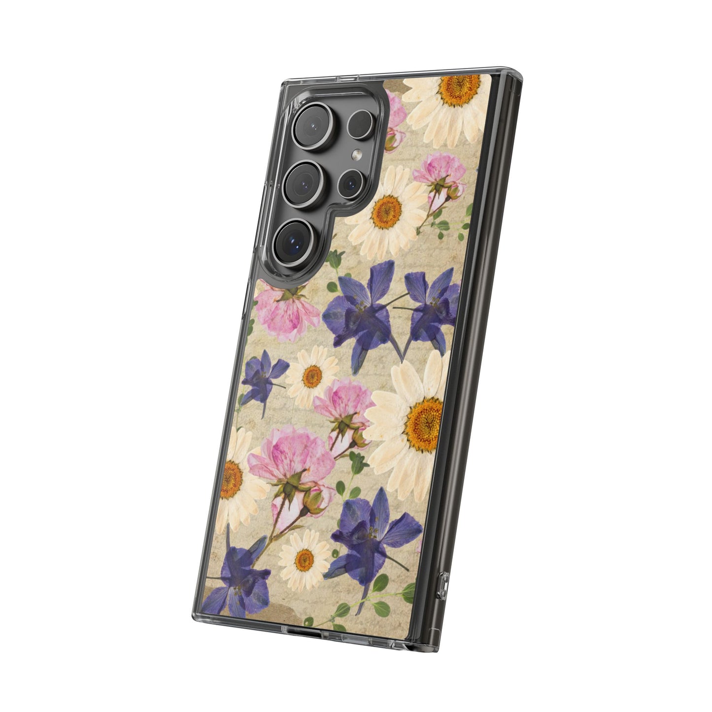 Little Women Inspired Floral Clear Phone Case, Vintage Flower Phone Cover, Cute Clear Case, Mom Gift, Nature Lover Accessory, Phone Protection