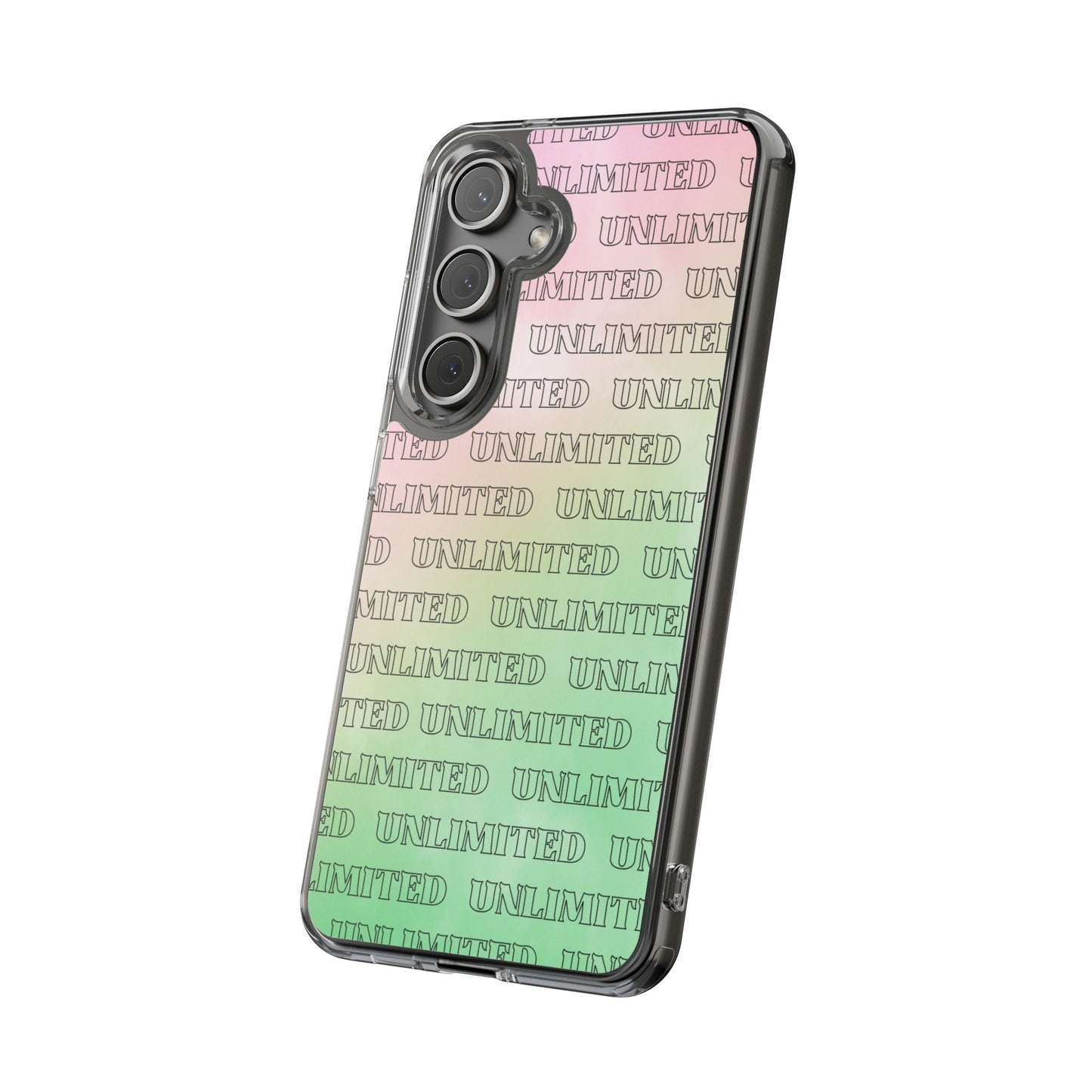 Unlimited Wicked Themed Clear Phone Case - Trendy Protection for Your Device