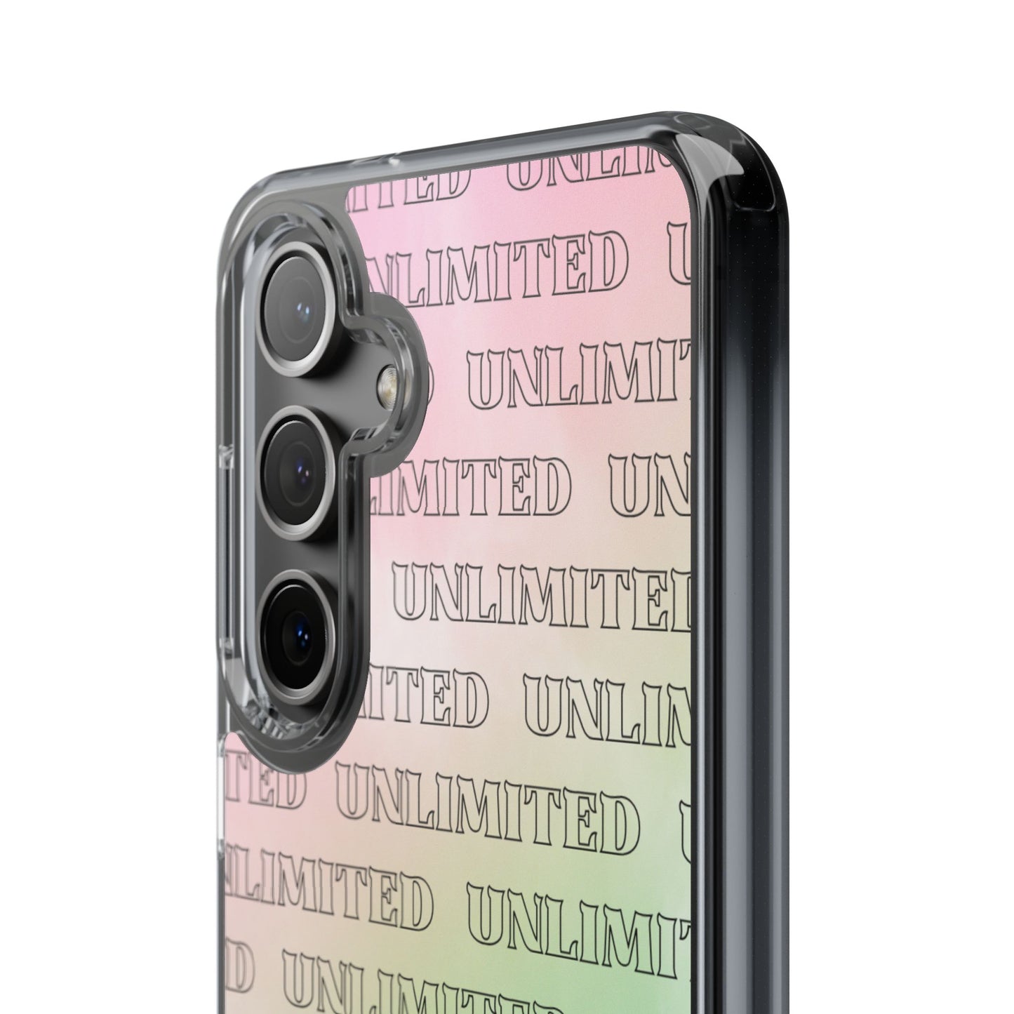 Unlimited Wicked Themed Clear Phone Case - Trendy Protection for Your Device
