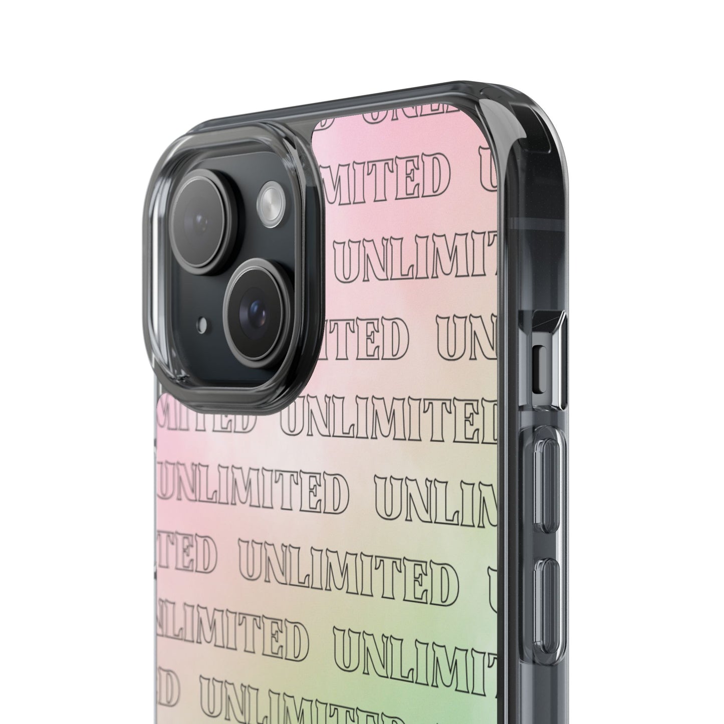 Unlimited Wicked Themed Clear Phone Case - Trendy Protection for Your Device