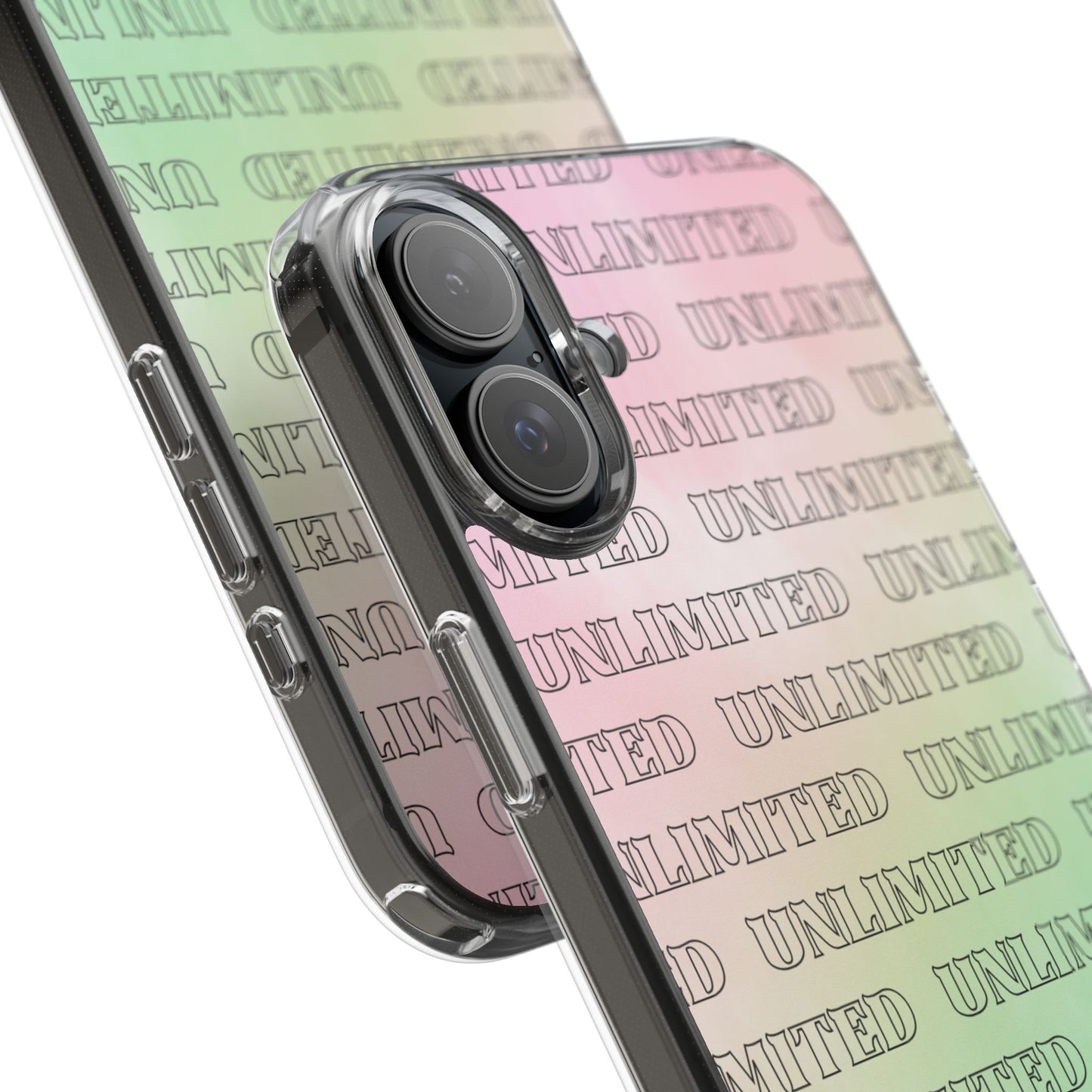 Unlimited Wicked Themed Clear Phone Case - Trendy Protection for Your Device