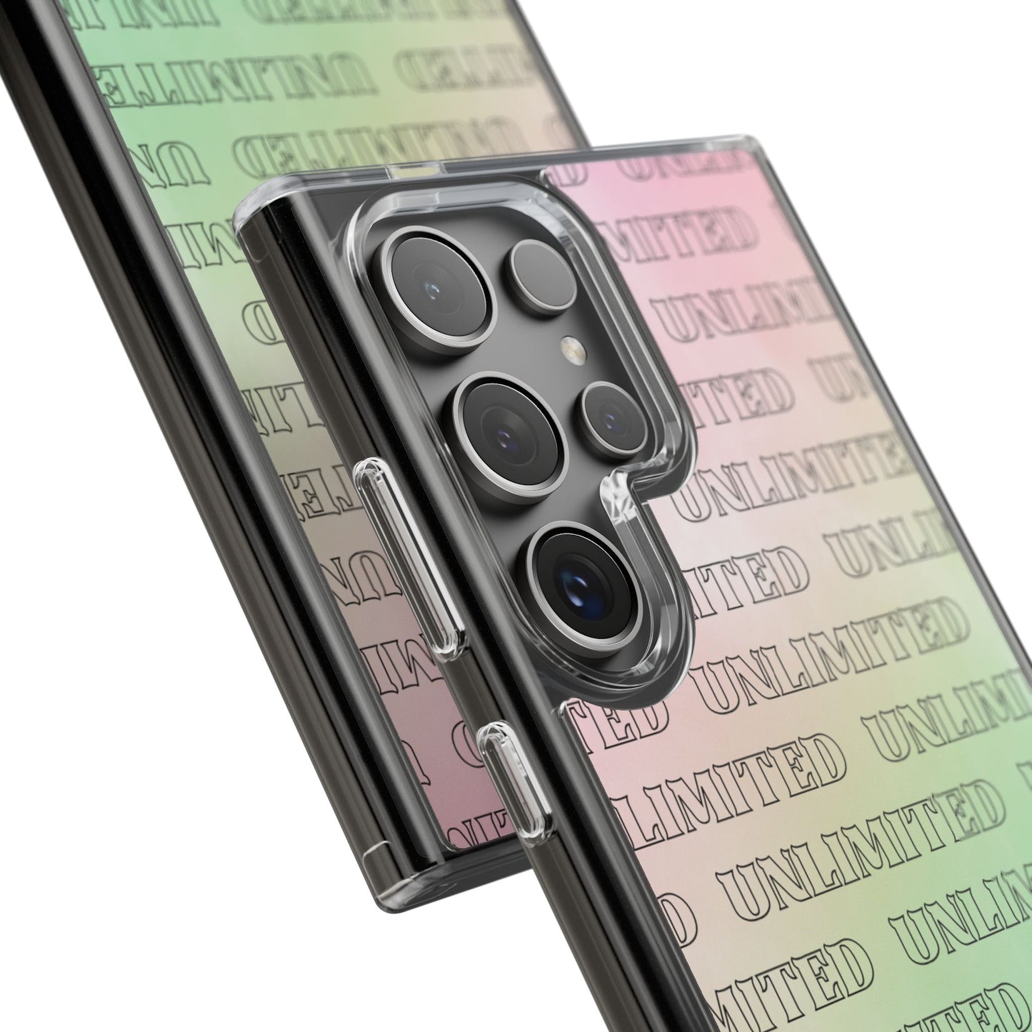 Unlimited Wicked Themed Clear Phone Case - Trendy Protection for Your Device