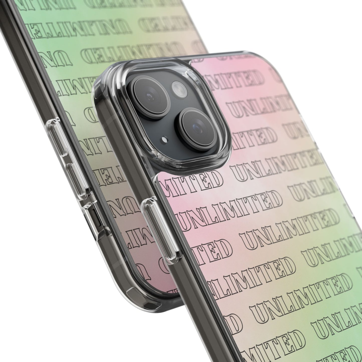 Unlimited Wicked Themed Clear Phone Case - Trendy Protection for Your Device